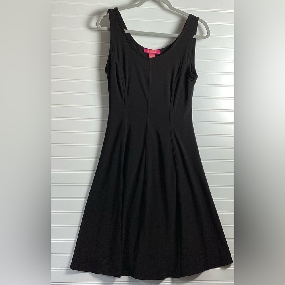 Catherine Malandrino black Sleeveless Midi Dress Size Medium Minimalist